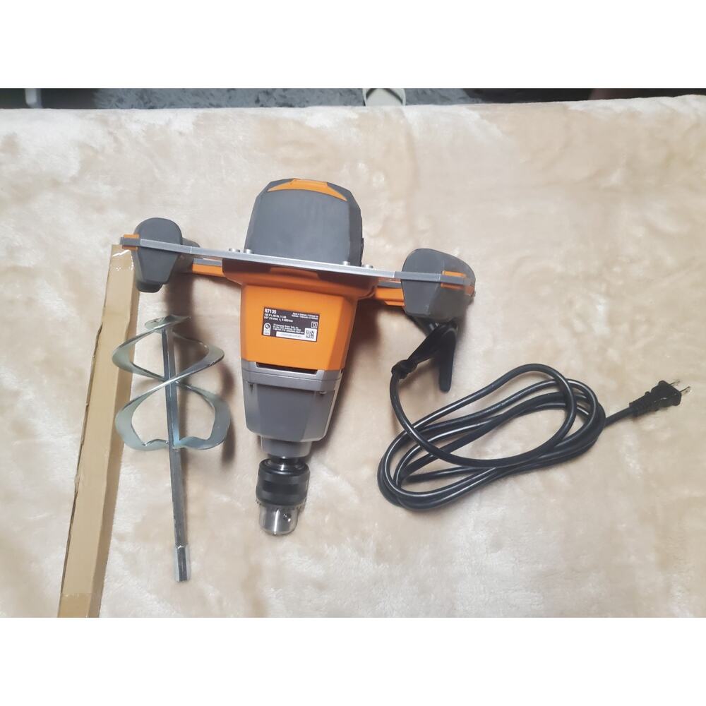 RIDGID R7135 5/8” Mud Mixer 11 Amp Variable Speed Mortar Concrete Mixer Drill